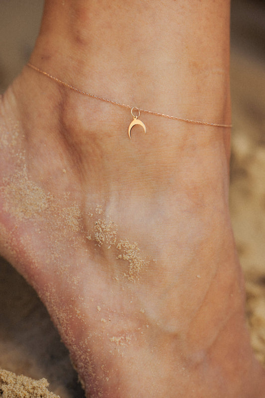 Moon anklet