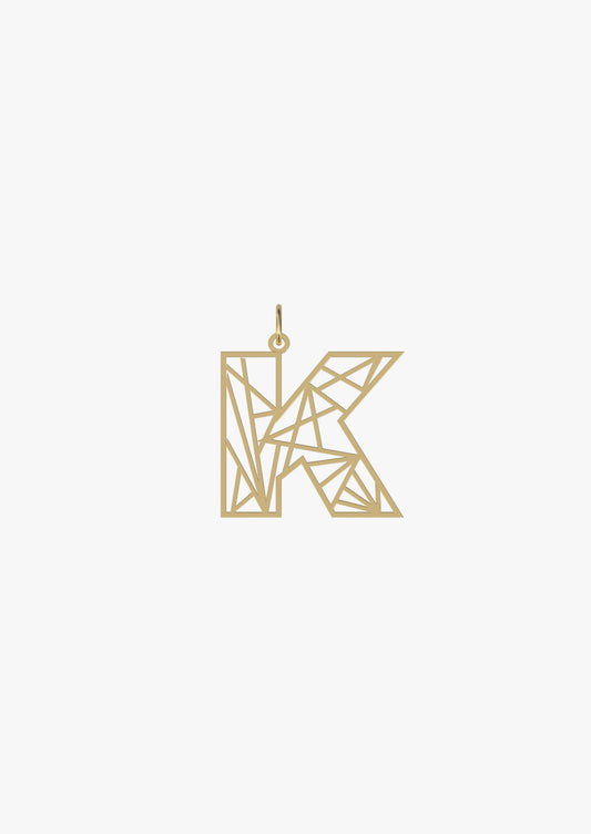 Letter K-Ornament